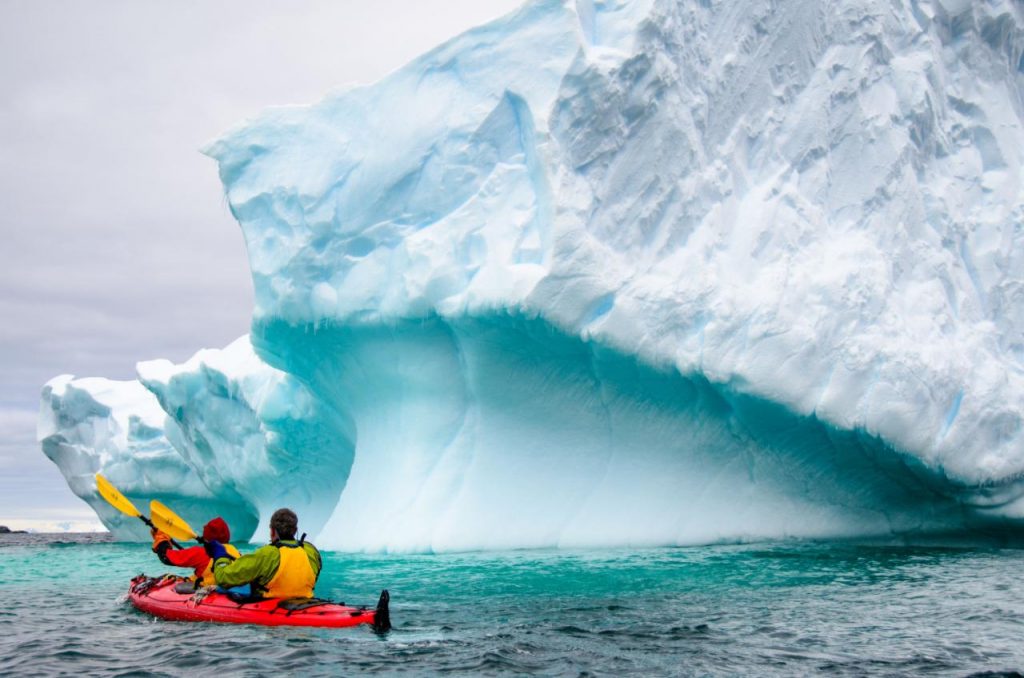 kayaking in antarctica - antarctica tours